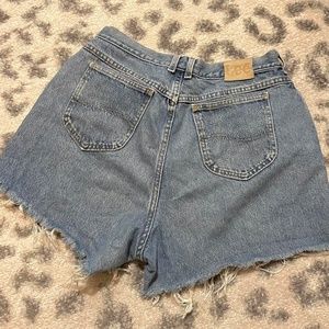 Vintage LEE denim cutoff shorts size 12